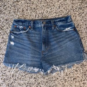 Abercrombie & Fitch High Rise Denim Shorts (27/4)